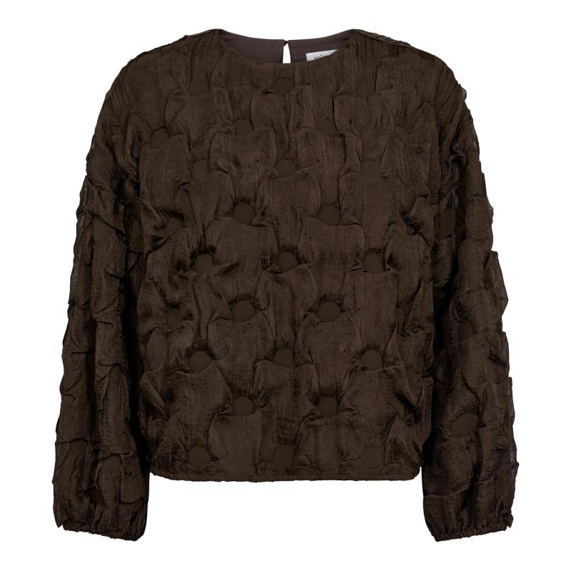 FERONCC STRUCTURE BLOUSE BISON CO'COUTURE