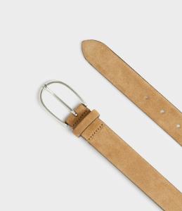 FUCINO LEATHER BELT BEIGE SADDLER