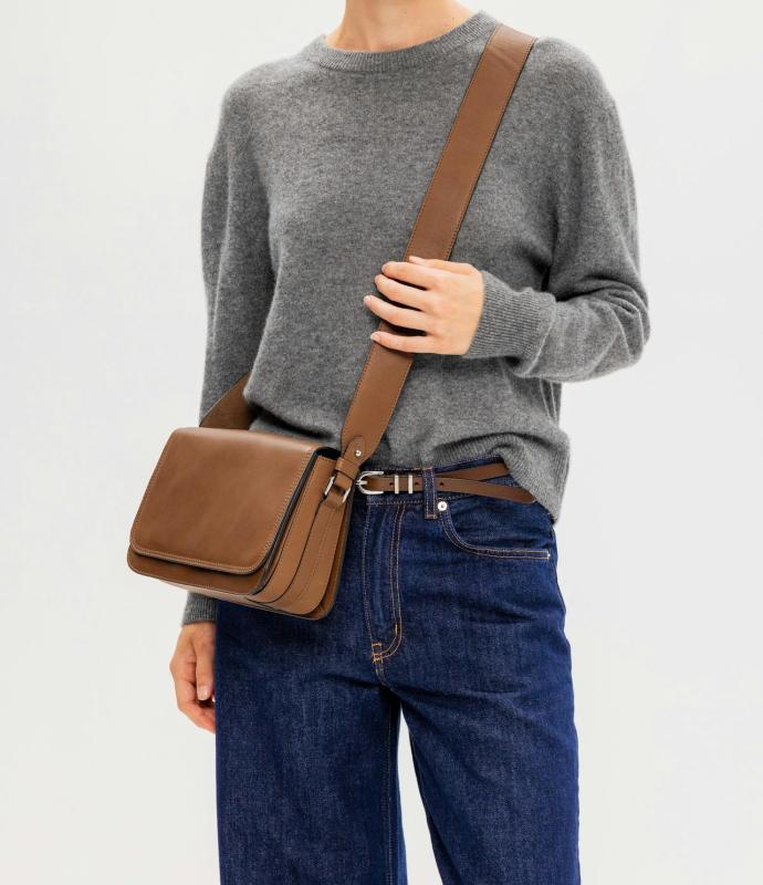 FONDI SHOULDERBAG HAZELNUT SADDLER