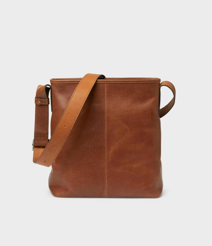 LYKKE SHOULDERBAG BROWN SADDLER