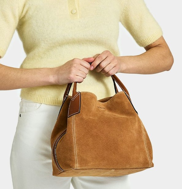 INÉS MINI TOTEBAG TAN SADDLER