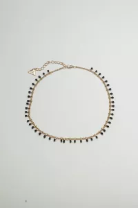 BOHO NECKLACE BLACK BOW19