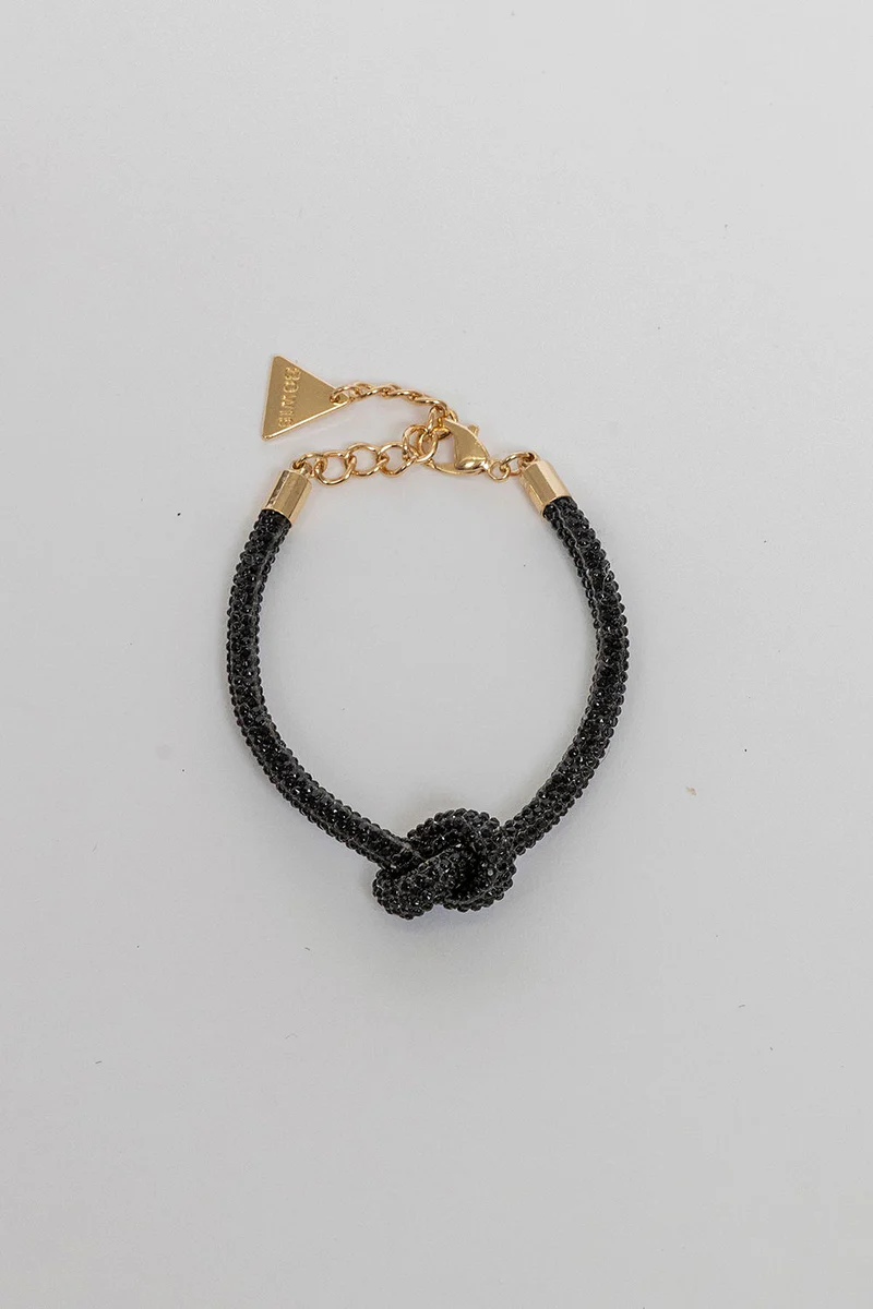 CARRIE BRACELET THIN BLACK BOW19
