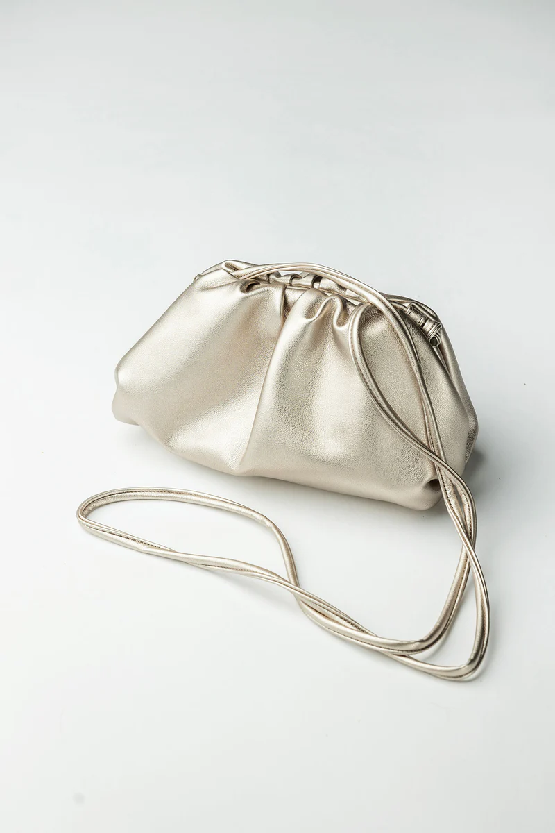 DUMPLING BAG SHIMMER BOW19