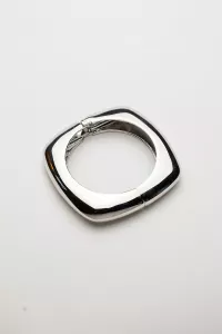 SQUARE SILVER BRACELET BOW19
