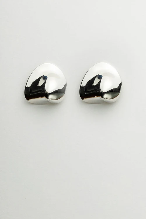 MAXINE EARRINGS SILVER BOW19