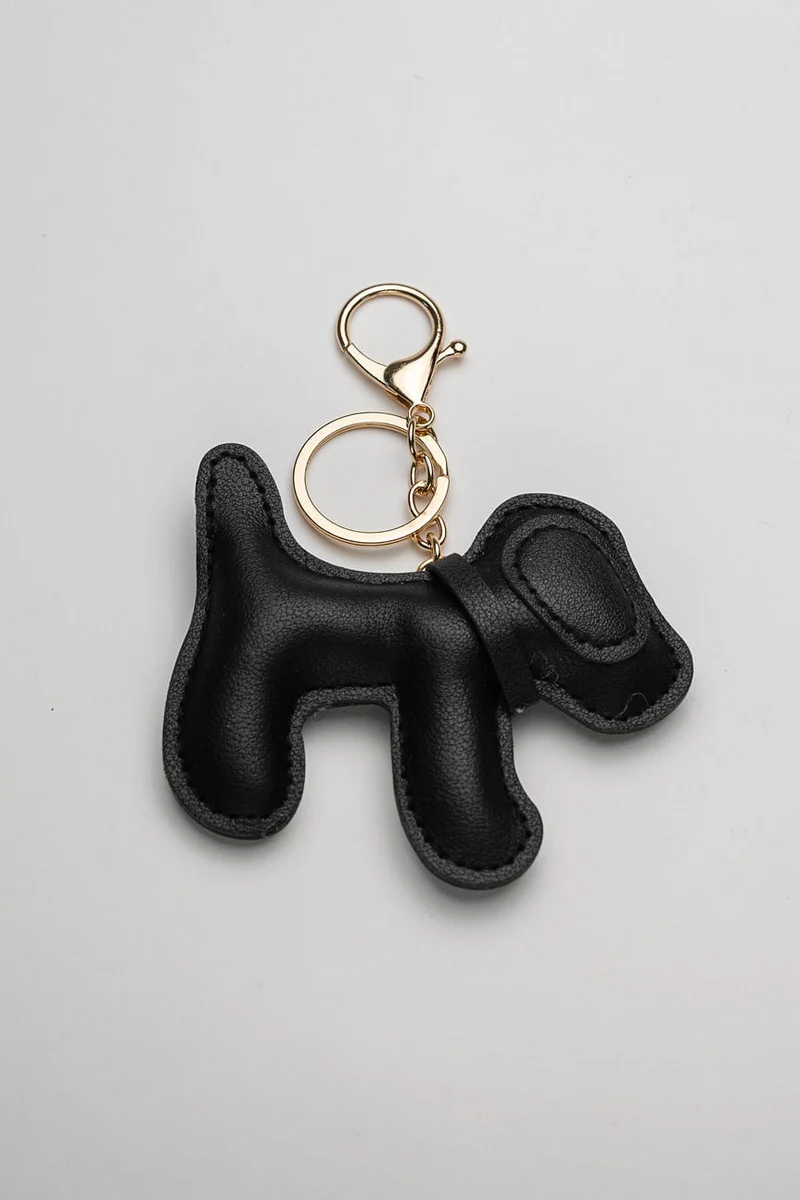 CHARM DOG BLACK BOW19