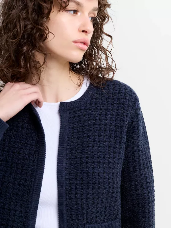 NOAR CARDIGAN NAVY FRENCH CONNECTION