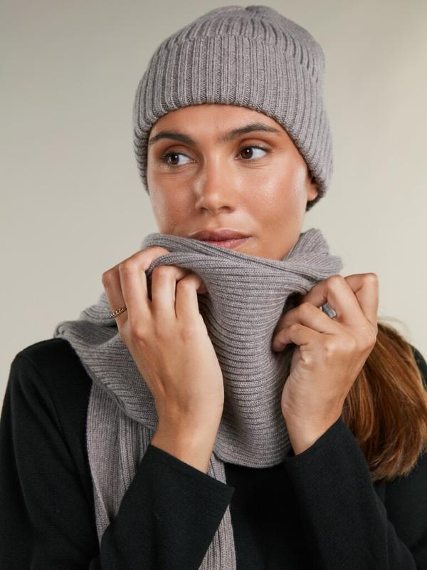 HAT KNIT LIGHT BROWN STENSTRÖMS