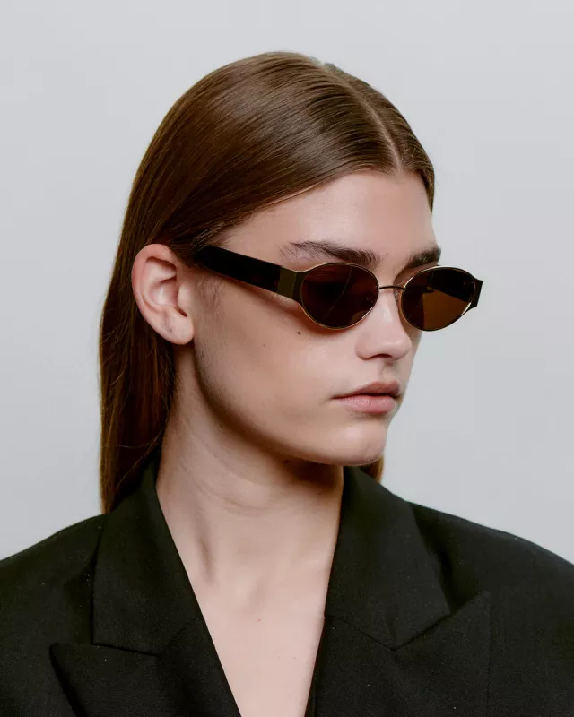 BELLA GOLD DEMI TORTOISE SUNGLASSES A.KJÆRBEDE