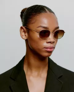 HELLO MATTE GOLD SUNGLASSES A.KJÆRBEDE