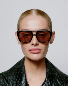 KAYA BLACK SUNGLASSES A.KJÆRBEDE
