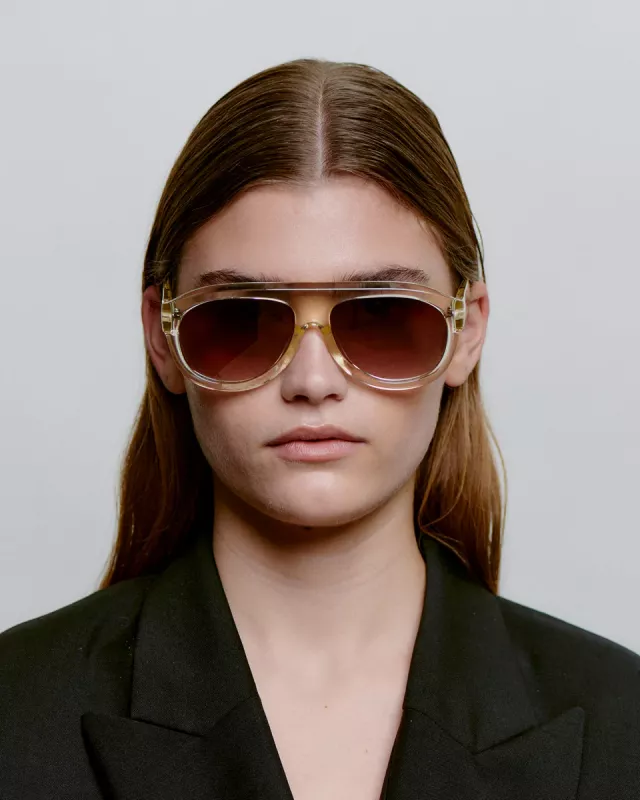 RIO ECRU TRANSPARENT SUNGLASSES A.KJÆRBEDE