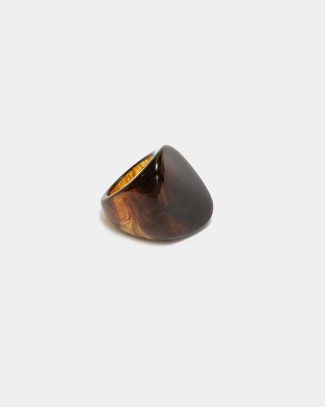 BELLE RING DARK BROWN BOW19