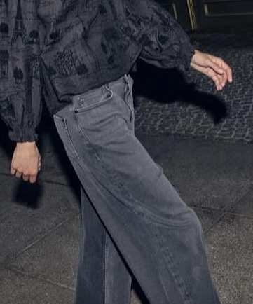 MMDARA DELUXE JEANS GREY MOSMOSH