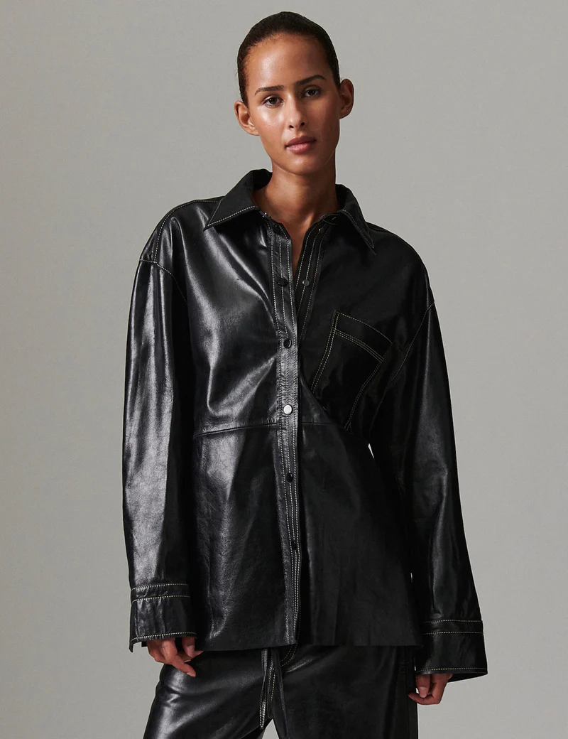 ANDREAS POLISHED LEATHER BLACK DAY BIRGER ET MIKKELSEN