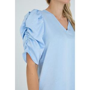 SINDRELLA BLOUSE LIGHT BLUE A-VIEW