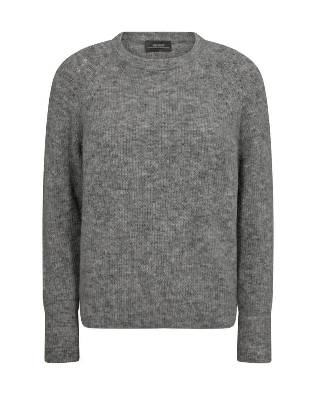 MMTAMMY THORA KNIT GREY MELANGE MOSMOSH