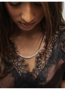 STRASS CATH NECKLACE GOLD BOW19