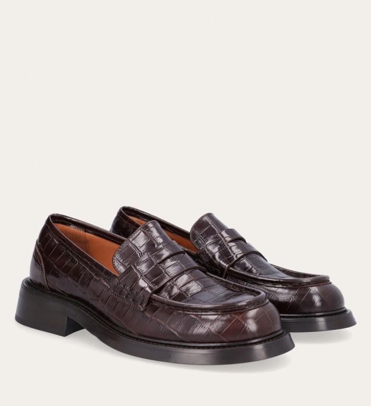 MONTERREY LOAFERS BROWN CROCO BILLI BI