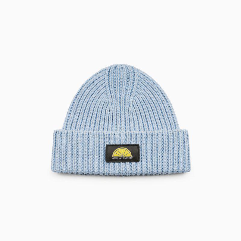 ALASSIO WOMENS BEANIE ICE BLUE ACQUA LIMONE