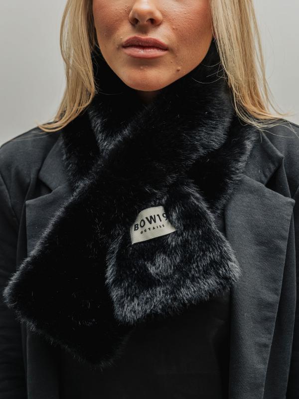 ANAIS SCARF BLACK BOW19