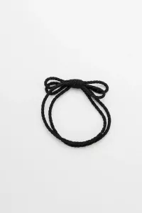 BOW ELASTIC HAIRBAND BLACK BOW19