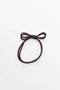 BOW ELASTIC HAIRBAND BROWN BOW19