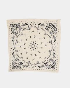 PAISLEY BIG SCARF CREME BOW19