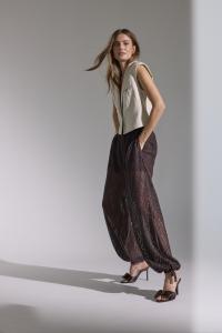 LETICC BALLOON PANT DARK BROWN CO'COUTURE