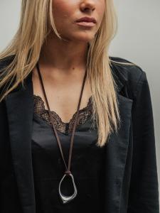 CIA LONG NECKLACE GOLD BOW19