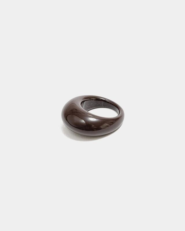 LIOR RING DARK BROWN BOW19
