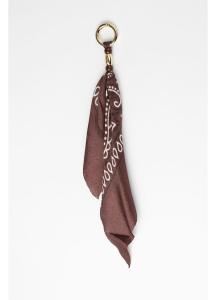 DARK BROWN CHARM PAISLEY BOW19