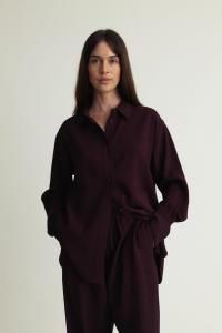 DAILY SHIRT DEEP PLUM A PART OF THE ART