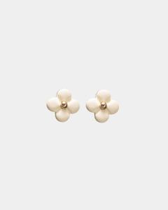 SELINE FLOWER EARRINGS OFFWHITE BOW19