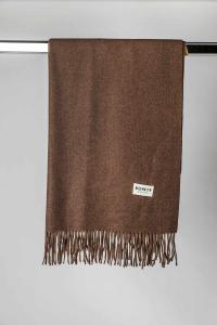 SOFT SCARF BROWN BOW19
