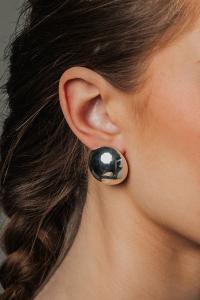 BIG EARRINGS SILVER BOW19