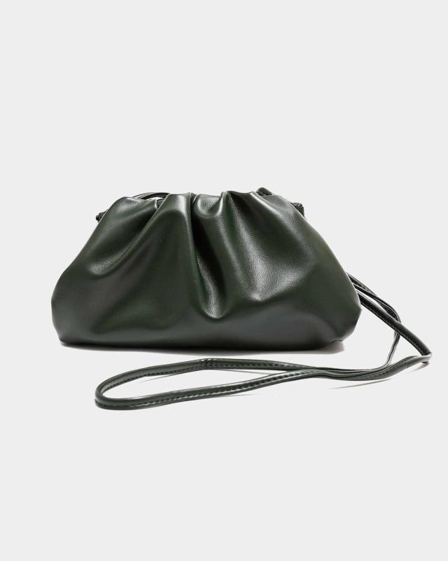 DUMPLING BAG DARK GREEN BOW19