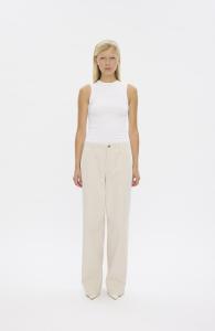 ERICAFV PANTS OAT MILK STRIPE FIVE UNITS