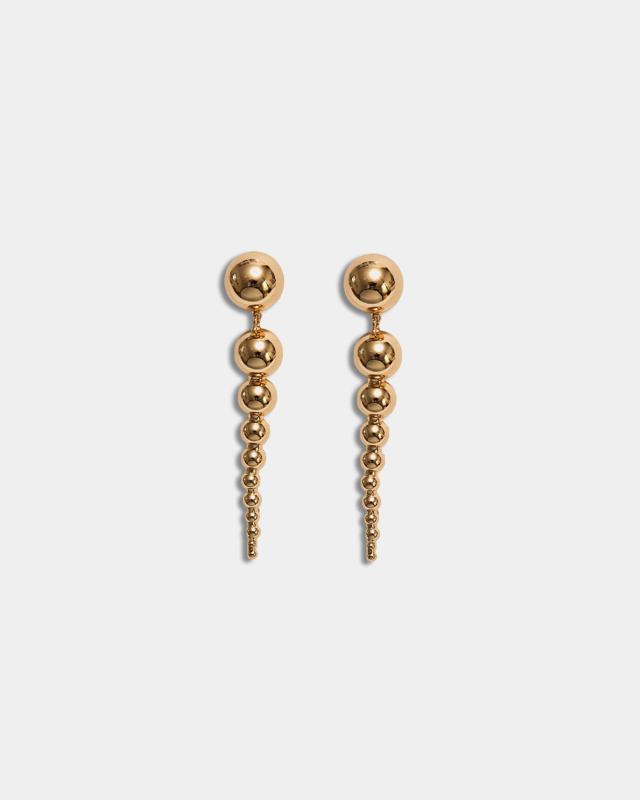 SASSY EARRINGS GOLD BOW19