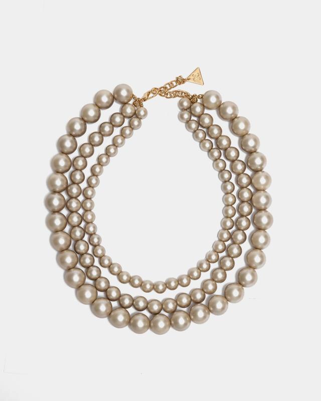 COLETTE PEARL NECKLACE PEARL BEIGE BOW19