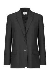 HANNAH BLAZER CHARCOAL MELANGE FIVE UNITS