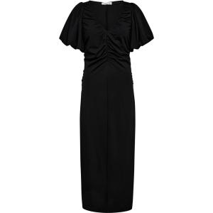 MARISE DRAPE DRESS BLACK HAUTE L'AMITIÉ