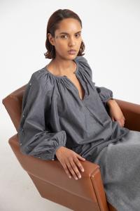 HESTER BLOUSE DUSKY GREY PROJECT AJ117