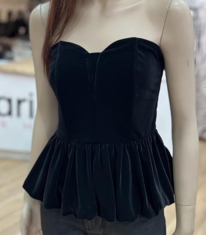 VESSICC VELOURBALLON CORSAGE BLACK CO´COUTURE