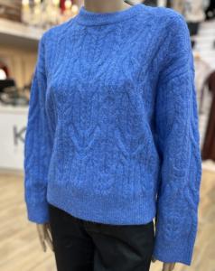 BENALCC CABLE O-KNIT BLUE CO'COUTURE