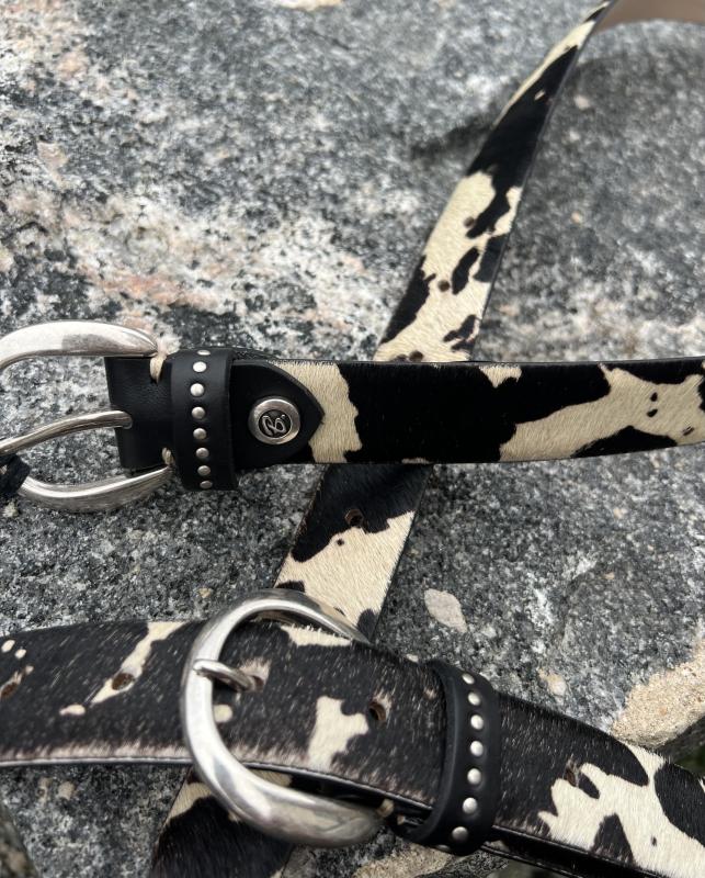 HELEN SILVER BLACK/WHITE BELT B.BELT