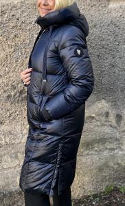 MMNOVA METALLIC DOWN JACKET SALUTE NAVY MOSMOSH