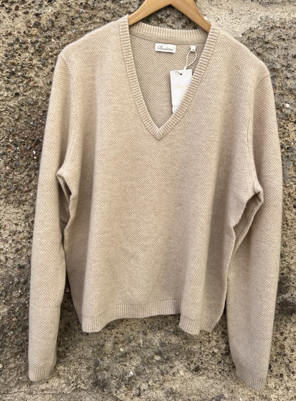 ILDE KNIT V-NECK BEIGE STENSTRÖMS