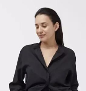 AIRY SHIRT BLACK A PART OF THE ART